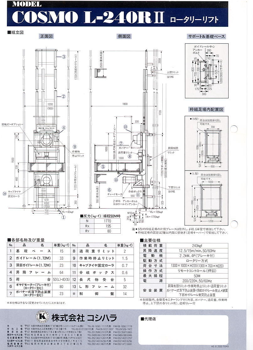 ロータリーリフト